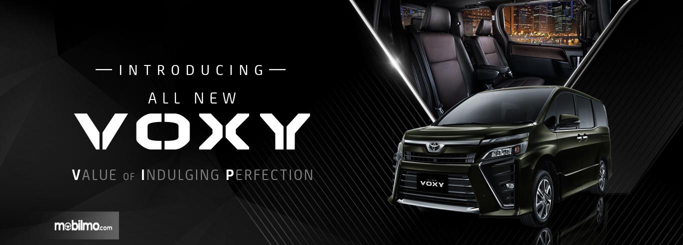 Gambar memperkenalkan mobil Toyota Voxy 2018 yang resmi luncurkan di Indonesia