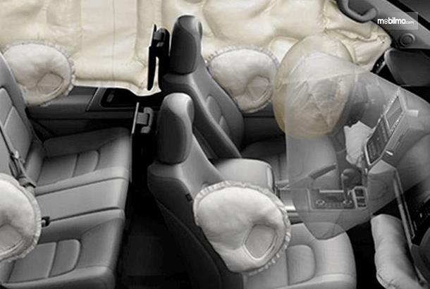 Gambar ini menunjukkan fitur Airbags pada Toyota Rush