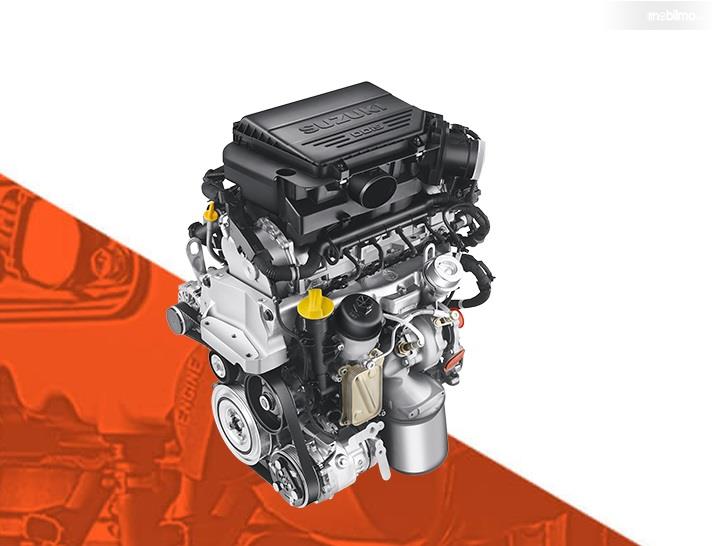 Mesin Suzuki Vitara Brezza 2018 menerapkan kapasitas 1.2 Liter berdaya 66 kW