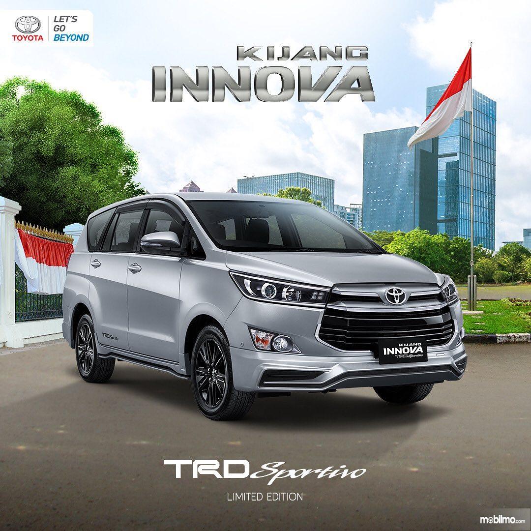 Foto menunjukkan Toyota Kijang Innova TRD Sportivo Limited Edition