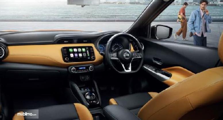 Gambar ini menunjukkan interior mobil  All New Nissan Kicks e-Power