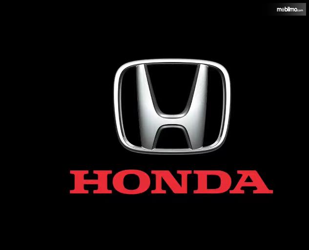 Gambar ini menunjukkan logo dan tulisan Honda