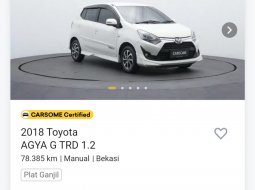 2018 Toyota Agya 1.2L G M/T TRD Putih - Jual mobil bekas di Banten