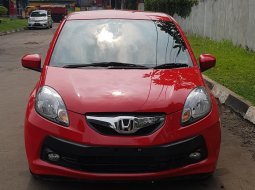2015 Honda Brio E CVT Merah - Jual mobil bekas di DKI Jakarta