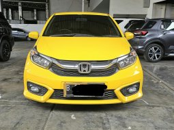 2019 Honda Brio Satya E CVT Kuning - Jual mobil bekas di DKI Jakarta