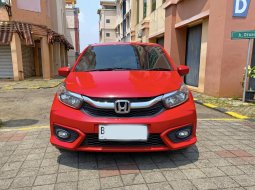 2019 Honda Brio Satya E CVT Merah - Jual mobil bekas di DKI Jakarta