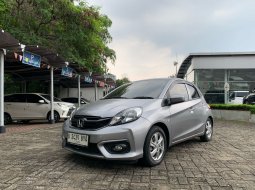 2018 Honda Brio Satya E CVT Silver - Jual mobil bekas di DKI Jakarta