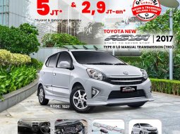 2017 Toyota Agya 1.0L G M/T Silver - Jual mobil bekas di Kalimantan Barat