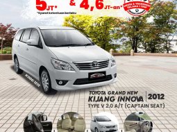 2012 Toyota Kijang Innova V Silver - Jual mobil bekas di Kalimantan Barat
