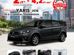 2016 Toyota Yaris 1.5G Hitam - Jual mobil bekas di Kalimantan Barat