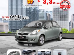 2011 Toyota Yaris E Silver - Jual mobil bekas di Kalimantan Barat