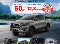 2023 Toyota Hilux D-Cab 2.4 V (4x4) DSL A/T Silver - Jual mobil bekas di Kalimantan Barat