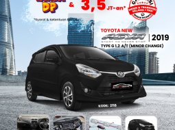 2019 Toyota Agya 1.0L G A/T Hitam - Jual mobil bekas di Kalimantan Barat