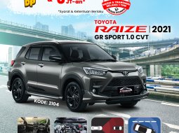 2021 Toyota Raize 1.0T GR Sport CVT (One Tone) Abu-abu - Jual mobil bekas di Kalimantan Barat