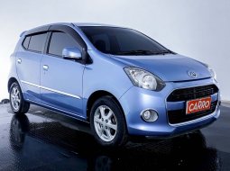 2014 Daihatsu Ayla 1.0L X MT Biru - Jual mobil bekas di Banten