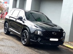 2022 Hyundai Santa Fe D 2.2 8DCT Signature Hitam - Jual mobil bekas di DKI Jakarta