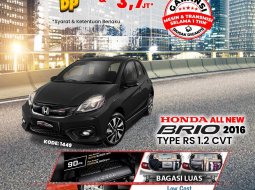 2016 Honda Brio RS CVT Hitam - Jual mobil bekas di Kalimantan Barat