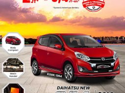 2018 Daihatsu Ayla 1.2L R AT Merah - Jual mobil bekas di Kalimantan Barat