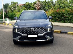 2021 Hyundai Santa Fe D 2.2 8DCT Signature Biru - Jual mobil bekas di DKI Jakarta