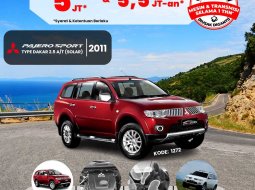 2011 Mitsubishi Pajero Sport Dakar 4x2 AT Merah - Jual mobil bekas di Kalimantan Barat