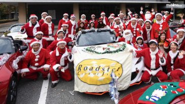 Acara Tahunan Klub Mazda MX-5 Miata di Jepang Siap Berbagi Kebaikan Setiap Natal