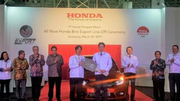 Ekspor Perdana All New Honda Brio Tandai Usia ke-20 Honda Prospect Motor (HPM) di Indonesia