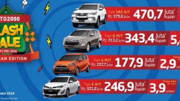 Program Toyota Auto2000, Untuk Habiskan Stock Harga Dipangkas Sangat Besar