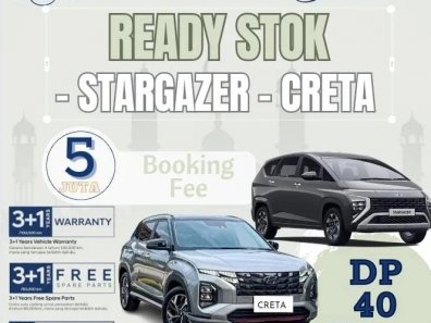 2023 Hyundai STARGAZER Putih - Jual mobil bekas di Banten