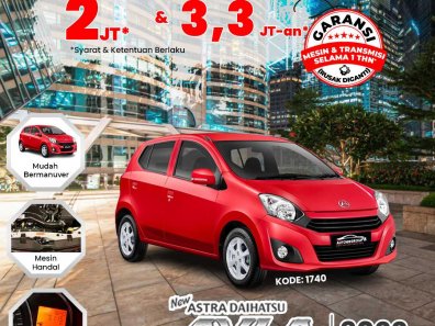 2022 Daihatsu Ayla 1.0L X MT Merah - Jual mobil bekas di Kalimantan Barat