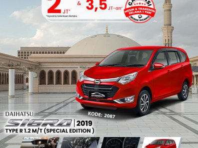 2019 Daihatsu Sigra 1.2 R MT Merah - Jual mobil bekas di Kalimantan Barat