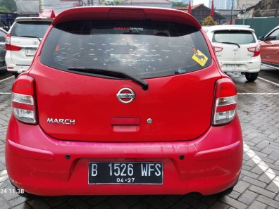 2012 Nissan March 1.2 Automatic Merah - Jual mobil bekas di Banten