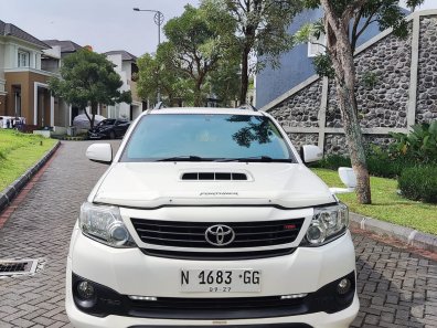 2013 Toyota Fortuner TRD Putih - Jual mobil bekas di Jawa Timur