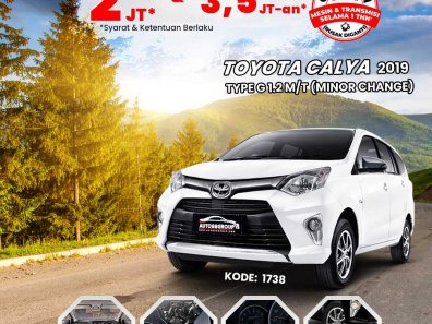 2019 Toyota Calya G MT Putih - Jual mobil bekas di Kalimantan Barat