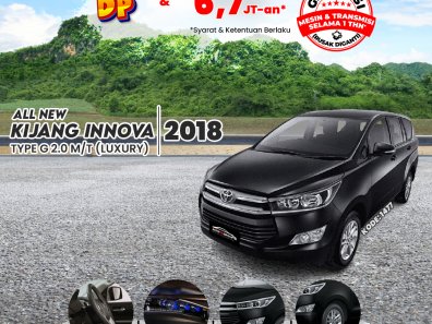 2018 Toyota Kijang Innova G Luxury Hitam - Jual mobil bekas di Kalimantan Barat