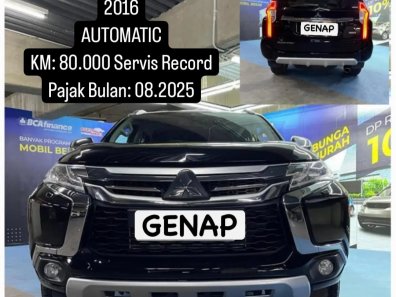 2016 Mitsubishi Pajero Sport Dakar 2.4 Automatic Hitam - Jual mobil bekas di DKI Jakarta