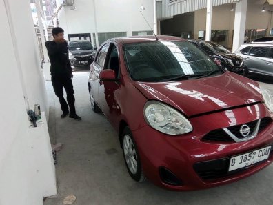 2017 Nissan March 1.2L AT Merah - Jual mobil bekas di DKI Jakarta