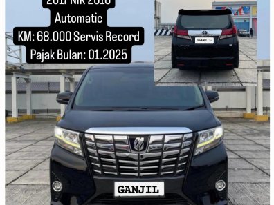 2016 Toyota Alphard G Hitam - Jual mobil bekas di DKI Jakarta