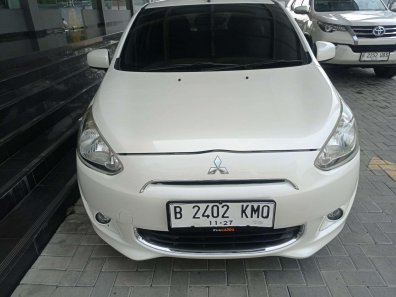 2014 Mitsubishi Mirage EXCEED Putih - Jual mobil bekas di Jawa Barat