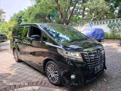 2017 Toyota Alphard 2.5 G A/T Hitam - Jual mobil bekas di Banten