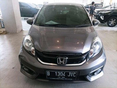 2016 Honda Brio Satya E CVT Abu-abu - Jual mobil bekas di Jawa Barat