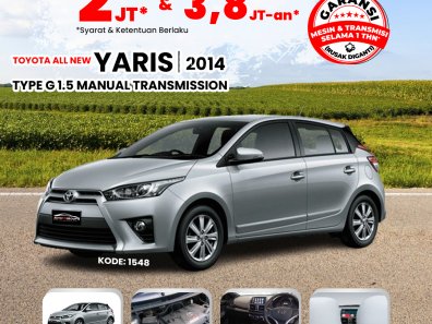 2014 Toyota Yaris G Silver - Jual mobil bekas di Kalimantan Barat