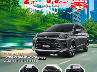 2022 Toyota Avanza 1.5 G CVT TSS Abu-abu - Jual mobil bekas di Kalimantan Barat