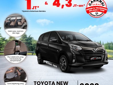 2023 Toyota Calya G AT Hitam - Jual mobil bekas di Kalimantan Barat