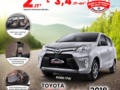 2019 Toyota Calya G MT Silver - Jual mobil bekas di Kalimantan Barat