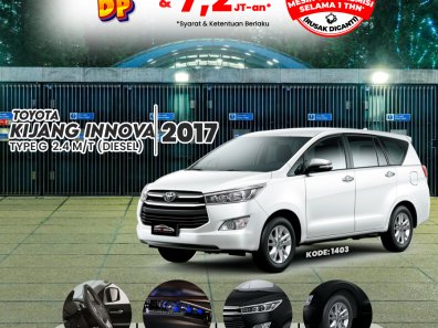 2017 Toyota Kijang Innova 2.4G Putih - Jual mobil bekas di Kalimantan Barat