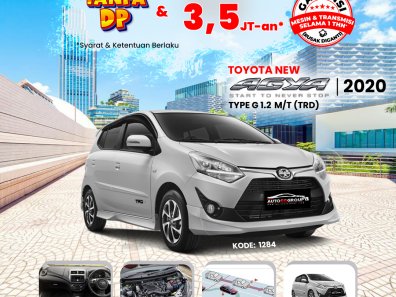 2020 Toyota Agya 1.2L G M/T TRD Silver - Jual mobil bekas di Kalimantan Barat