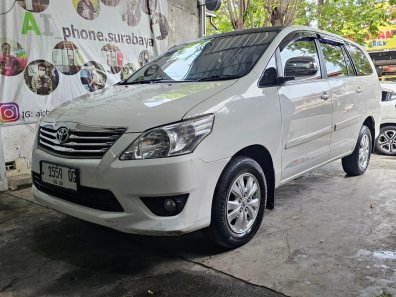 2013 Toyota Kijang Innova G M/T Diesel Putih - Jual mobil bekas di Jawa Timur