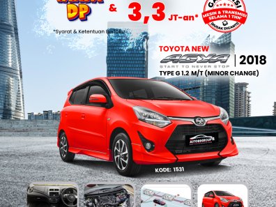 2018 Toyota Agya 1.2L G M/T Merah - Jual mobil bekas di Kalimantan Barat