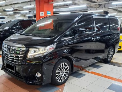 2017 Toyota Alphard 2.5 G A/T Hitam - Jual mobil bekas di DKI Jakarta