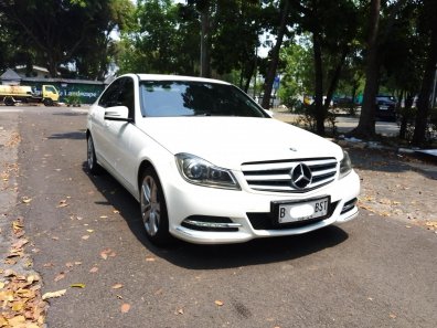 2014 Mercedes-Benz C-Class C 200 Avantgarde Line Putih - Jual mobil bekas di DKI Jakarta